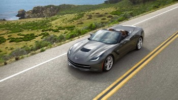 Grey Corvette Convertible