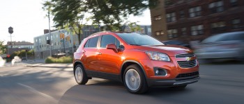 2016 Chevy Trax on road