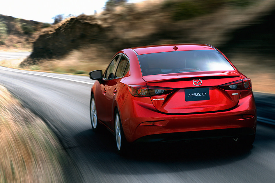 2016 Mazda3 on road