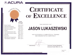 Acura Certified Tech