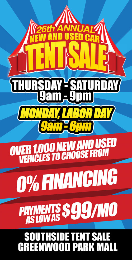 Ray Skillman Tent Sale